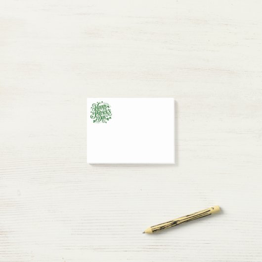 Post-it® St. Patrick  (Sur un bureau)