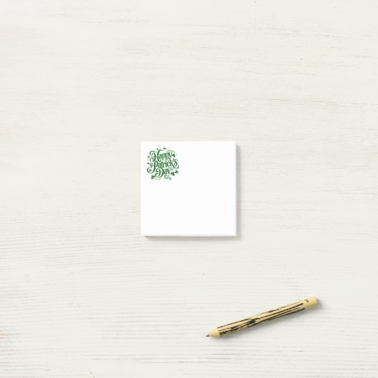 Post-it® St. Patricks (Sur un bureau)