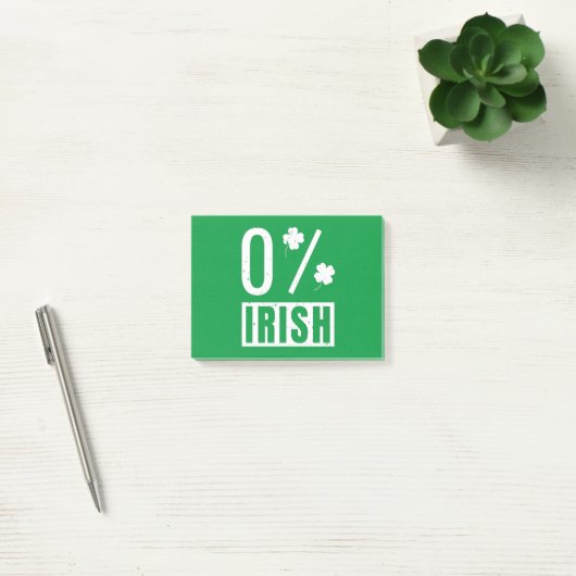 Post-it® St Patrick's Day 0% Irish Four Leaf Clover (Bureau)