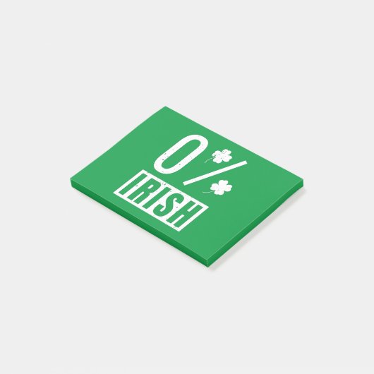 Post-it® St Patrick's Day 0% Irish Four Leaf Clover (Incliné)