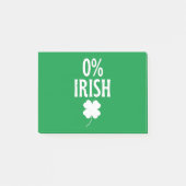 Post-it® St Patrick's Day 0% irlandais (Devant)