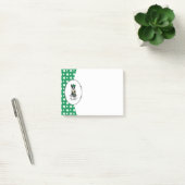 Post-it® St. Patrick's Day Boston Terrier Dog (noir) mignon (Bureau)