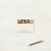 Post-it® St Therese le petit crucifix de roses de fleur (Sur un bureau)