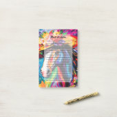 Post-it® Stallion floral (Sur un bureau)