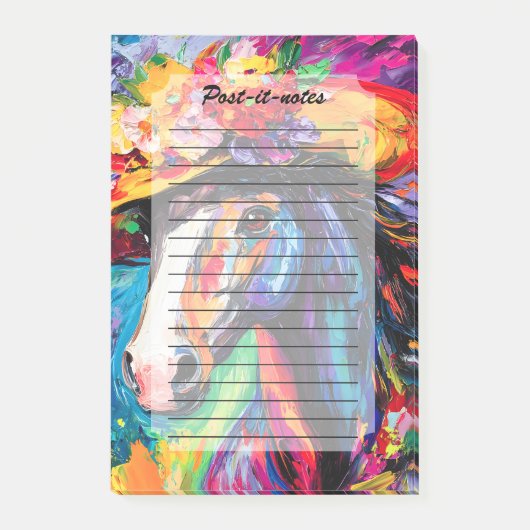 Post-it® Stallion floral (Devant)