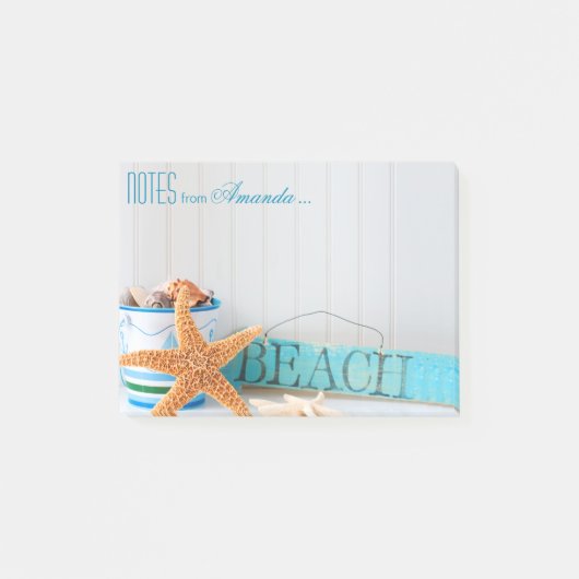 Post-it® Starfish Beach Personnalisé (Devant)