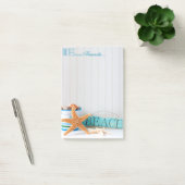 Post-it® Starfish Beach Personnalisé (Bureau)