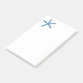 Post-it® Starfish bleu (Incliné)