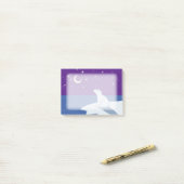 Post-it® Stargazing Polar Bear Cub Art (Sur un bureau)