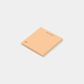 Post-it® Stations personnelles simples Monogram Pale Orange (Incliné)