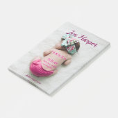 Post-it® Statistiques de naissance de bébé ajoutent un nom (Incliné)