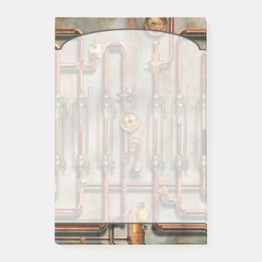Post-it® Steampunk - Le collecteur de lubrification (Devant)
