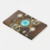 Post-it® Steampunk Rusty Background (Incliné)