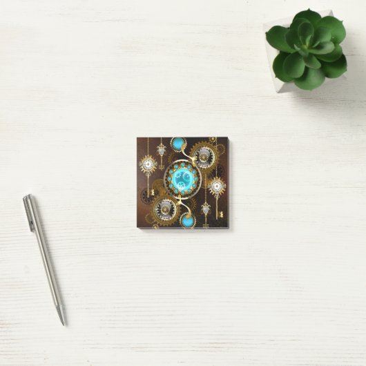 Post-it® Steampunk Rusty Background (Bureau)