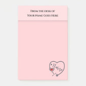 Post-it® Stéthoscope infirmière avec comptoir d'appréciatio (Devant)