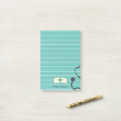 Post-it® Stéthoscope Médicale de soins de santé (Sur un bureau)