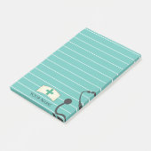 Post-it® Stéthoscope Médicale de soins de santé (Incliné)