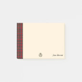 Post-it® Stewart Tartan & Scottish Thistle Personnalisé (Devant)