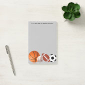 Post-it® Stick Notes Thème Sport (Bureau)
