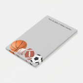 Post-it® Stick Notes Thème Sport (Incliné)