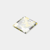 Post-it® Stickie Motif Floral Personnalisé (Incliné)