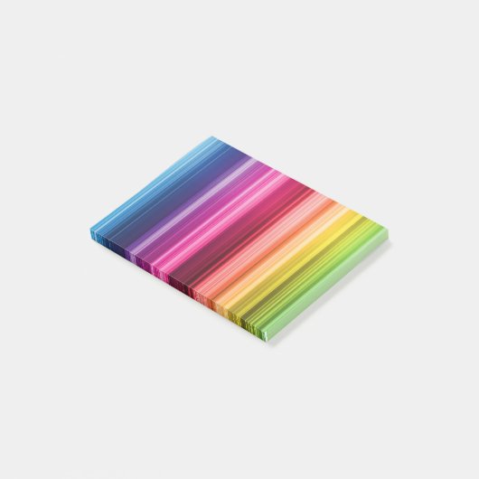 Post-it® Stickies d'arc-en-ciel (Incliné)