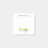 Post-it® Stickies de script personnalisées pour le pain vin (Devant)