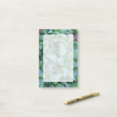 Post-it® Stickies Plantes Succulents de Green Haworth (Sur un bureau)