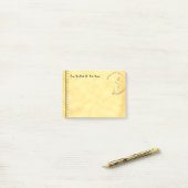 Post-it® Sticks de Teastain Vintage Grunge modifiables (Sur un bureau)