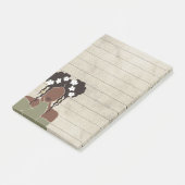 Post-it® Sticky Linky Portrait Femme Noire (Incliné)