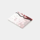 Post-it® Sticky Notes Splatz de sang Vampire Gothique (Incliné)