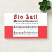 Post-it® Sto Lat ! Chanson (Bureau)