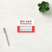 Post-it® Sto Lat ! Chanson (Bureau)