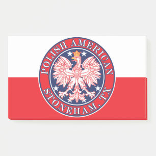 Post-it® Stoneham Texas Polonais Aigle Américaine