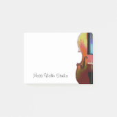 Post-it® Studio De Violon Musical Typographie Cute (Devant)
