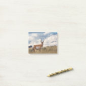 Post-it® Stupéfaction Pronghorn (Sur un bureau)