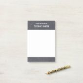 Post-it® Style Blackboard du bureau de Po personnalisable (Sur un bureau)