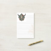 Post-it® Style Boho-Sud-Ouest Flair Ligné 3M (Sur un bureau)