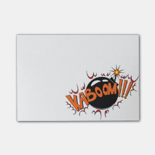 Post-it® Style comique KaBoom d'art de bruit !