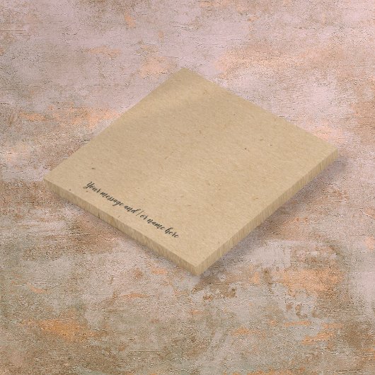 Post-it® Style de papier Kraft rustique personnalisé Boho