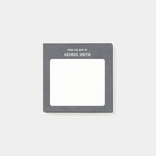 Post-it® Style de tableau noir du bureau personnalisable (Devant)