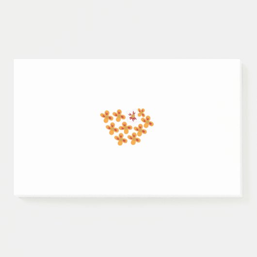 Post-it® Style Décoratif, Orange Mouillé, Rouge Cornell (Devant)