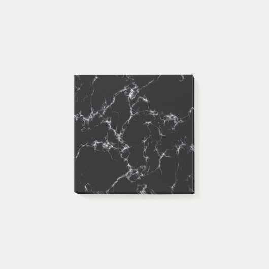Post-it® Style marbre élégant4 - Noir et blanc (Devant)
