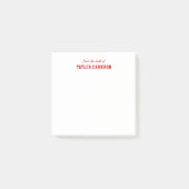 Post-it® Style Sportif Universitaire De La Part De (Devant)