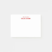 Post-it® Style Sportif Universitaire De La Part De (Devant)