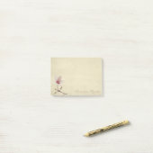 Post-it® Stylée Féminine, Magnolia (Sur un bureau)