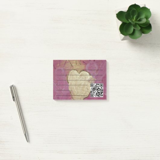 Post-it® stylisangel of lowwith qr code (Bureau)