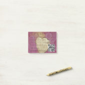 Post-it® stylisangel of lowwith qr code (Sur un bureau)