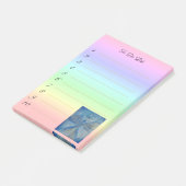 Post-it® stylish angel Michael on rainbow gradient (Incliné)