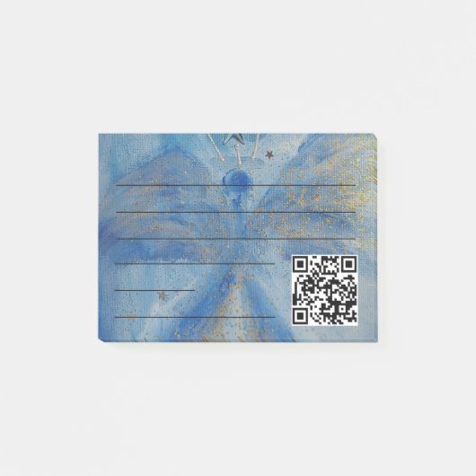 Post-it® stylish archangel Michael with qr (Devant)